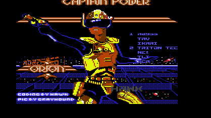 Captain Power Title Screen
